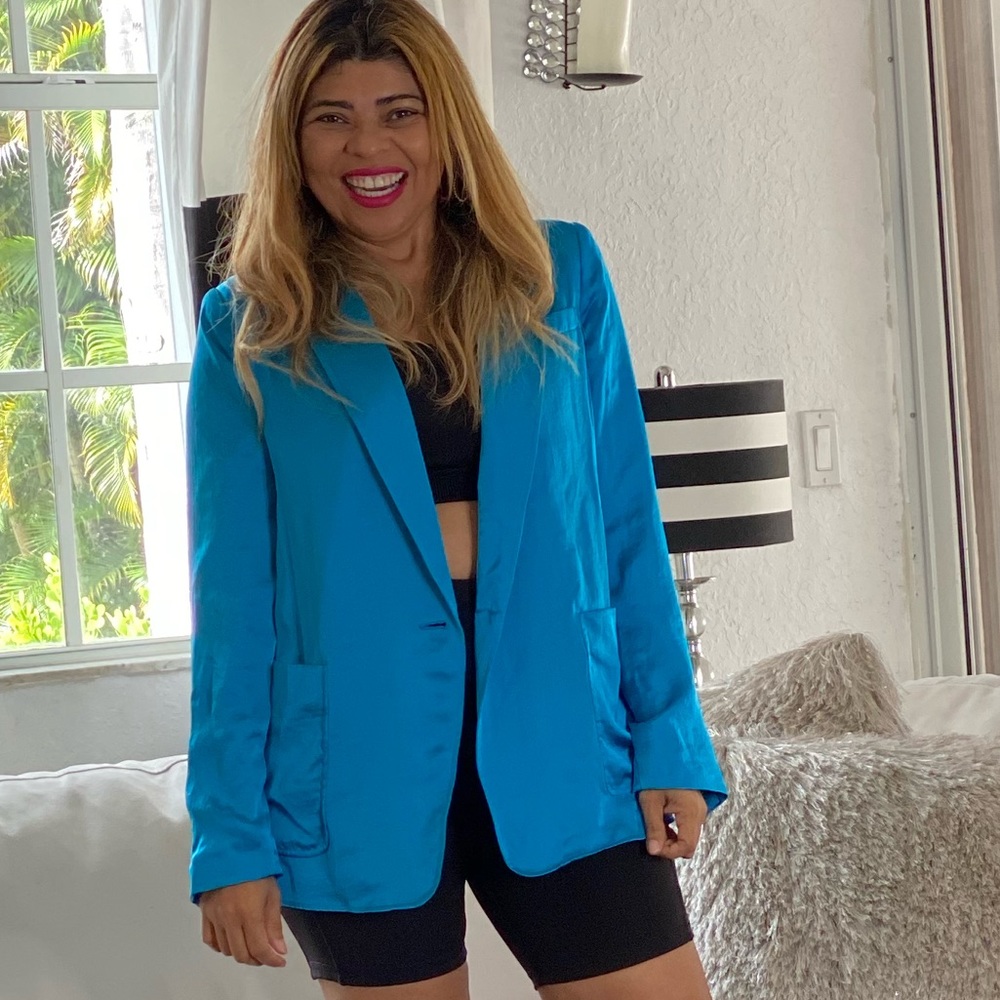 DONNA KARAN-Unstructured Oversized blazer